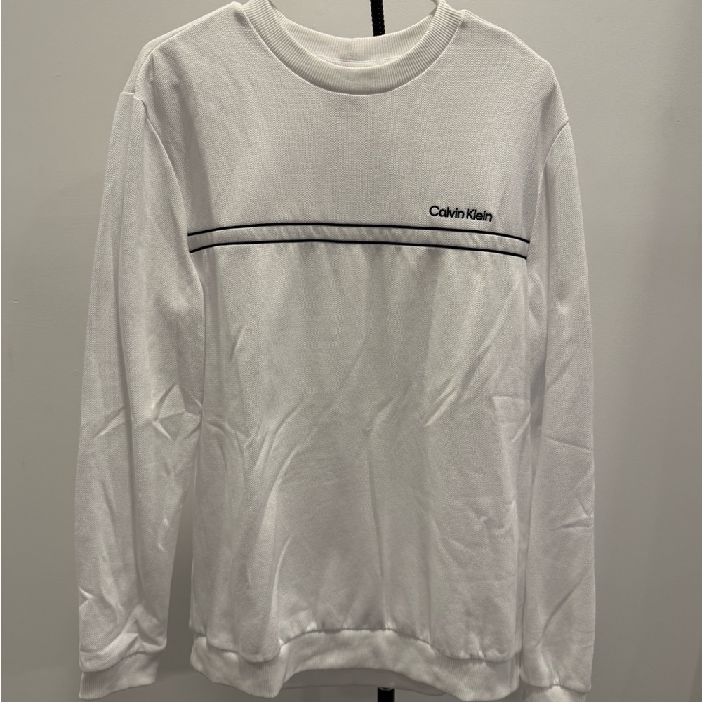Calvin Klein Classic White Knit Top